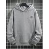 imageSOLY HUX Hoodies for Men Graphic Letter Print Oversized Sweatshirt Drop Shoulder Long Sleeve Pullover TopsLight Grey Graphic