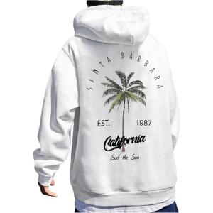 imageSOLY HUX Hoodies for Men Graphic Letter Print Oversized Sweatshirt Drop Shoulder Long Sleeve Pullover TopsWhite Graphic