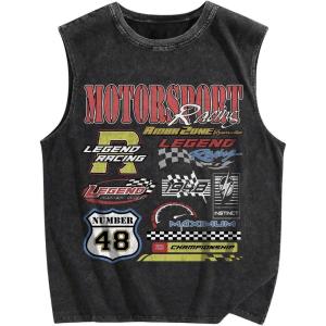 imageSOLY HUX Mens Vintage Graphic Tank Tops Summer Beach Sleeveless Tanks Vest Streetwear ShirtsBlack Graphic