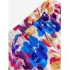 imageSOLY HUX Womens Boho 2 Piece Outfits Floral Print Colorful Tube Top and Ruffle Hem Maxi Skirt SetBlue Floral