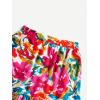 imageSOLY HUX Womens Boho 2 Piece Outfits Floral Print Colorful Tube Top and Ruffle Hem Maxi Skirt SetMulticoloured Floral
