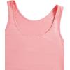 imageSOLY HUX Womens Plus Size 4 Packs Long Tank Tops Sleeveless Undershirts Layering Basic VestsBeige Khaki Pink Grey