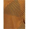 imageSOLY HUX Womens Plus Size Casual Summer Short Sleeve Cover Up Hollow Out Split Swimsuit Bikini Beach DressPlain Brown