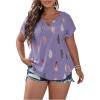 Purple Printed