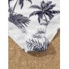 imageSOLY HUX Girls 4 Piece Swimsuits Tropical Print Halter Bikini Set Bathing Suits with Kimono and Cover Up PantsBlack and White