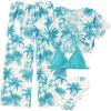 Light Blue and White