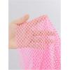 imageSOLY HUX Womens 3 Piece Swimsuit Fishnet Halter Triangle String Bikini Set Bathing Suit with Cover Up Beach SkirtSolid Pink