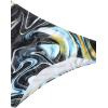 imageSOLY HUX Womens Printed Triangle Halter Bikini Bathing Suit with Cover Up 3 Piece Swimsuits Marble Print Multicoloured S