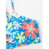 imageSOLY HUX Womens Spaghetti Strap Floral Print Bikini Bathing Suit 2 Piece SwimsuitsMulti Floral Blue