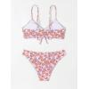 imageSOLY HUX Womens Spaghetti Strap Floral Print Bikini Bathing Suit 2 Piece SwimsuitsMulticoloured Flower