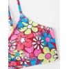 imageSOLY HUX Womens Spaghetti Strap Floral Print Bikini Bathing Suit 2 Piece SwimsuitsPrint Floral Multi