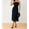 imageSOLY HUX Womens Strapless Midi Dress Tube Top Off Shoulder Sleeveless Fitted Cocktail Club Party Formal Long DressesBlack