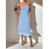 imageSOLY HUX Womens Strapless Midi Dress Tube Top Off Shoulder Sleeveless Fitted Cocktail Club Party Formal Long DressesSolid Blue