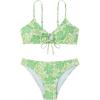 Green Flower Print