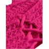 imageSOLY HUX Womens Crochet Halter Crop Tops Summer Sexy Knitted V Neck Sleeveless Camisole Y2K TopSolid Hot Pink
