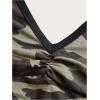 imageSOLY HUX Womens Music Festival Outfits V Neck Sleeveless Halter Tops Ruched Backless Cami Crop TopGreen Multi Camo