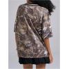 imageSOLY HUX Jersey Shirts for Women Y2k Graphic Number Oversized Tees V Neck Half Sleeve Cute Soccer Streetwear T Shirt TopsMulticoloured Maple Leaf