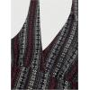 imageSOLY HUX Womens Boho Summer Halter Crop Tops Sleeveless Backless Tank Top Casual Sexy Going Out TopsBlack Multi