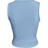 imageSOLY HUX Womens Letter Print Crop Tops Notched Neck Sleeveless Summer Y2k Tank TopBlue Letter