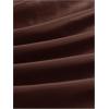 imageSOLY HUX Womens PU Leather Tube Top Strapless Ruched Asymmetrical Bandeau Tops Rave Concert OutfitCoffee Brown