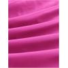 imageSOLY HUX Womens PU Leather Tube Top Strapless Ruched Asymmetrical Bandeau Tops Rave Concert OutfitHot Pink