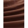 imageSOLY HUX Womens PU Leather Tube Top Strapless Ruched Asymmetrical Bandeau Tops Rave Concert OutfitPure Brown