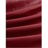 imageSOLY HUX Womens PU Leather Tube Top Strapless Ruched Asymmetrical Bandeau Tops Rave Concert OutfitPure Burgundy