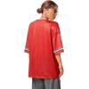imageSOLY HUX Jersey Shirts for Women Oversized TShirt Jersey Top Graphic V Neck TShirts for Teen Girls Casual Football Tee TopsRed 25