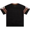imageSOLY HUX Mens Jersey Y2k Baggy Shirts Graphic Tees Oversized V Neck Tshirts Summer TopsBlack Brown Multi