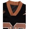 imageSOLY HUX Mens Jersey Y2k Baggy Shirts Graphic Tees Oversized V Neck Tshirts Summer TopsBlack Brown Multi