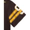 imageSOLY HUX Mens Jersey Y2k Baggy Shirts Graphic Tees Oversized V Neck Tshirts Summer TopsBrown Graphic
