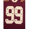 imageSOLY HUX Mens Jersey Y2k Baggy Shirts Graphic Tees Oversized V Neck Tshirts Summer TopsBurgundy Graphic