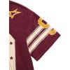 imageSOLY HUX Mens Jersey Y2k Baggy Shirts Graphic Tees Oversized V Neck Tshirts Summer TopsBurgundy Graphic