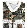imageSOLY HUX Mens Jersey Y2k Baggy Shirts Graphic Tees Oversized V Neck Tshirts Summer TopsGreen Camo