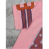 imageSOLY HUX Mens Jersey Y2k Baggy Shirts Graphic Tees Oversized V Neck Tshirts Summer TopsPink Graphic