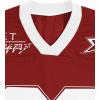 imageSOLY HUX Mens Jersey Y2k Baggy Shirts Graphic Tees Oversized V Neck Tshirts Summer TopsRed Graphic