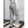 imageSOLY HUX Girls Straight Wide Leg Sweatpants Casual High Waisted Baggy Joggers Track PantsLight Grey