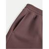 imageSOLY HUX Girls Straight Wide Leg Sweatpants Casual High Waisted Baggy Joggers Track PantsPlain Brown