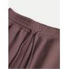 imageSOLY HUX Girls Straight Wide Leg Sweatpants Casual High Waisted Baggy Joggers Track PantsPlain Brown
