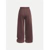 imageSOLY HUX Girls Straight Wide Leg Sweatpants Casual High Waisted Baggy Joggers Track PantsPlain Brown