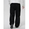 imageSOLY HUX Mens Parachute Pants Y2k Baggy Sweatpants Wide Leg Drawstring Waist Casual Pants StreetwearBlack Letter