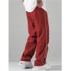 imageSOLY HUX Mens Parachute Pants Y2k Baggy Sweatpants Wide Leg Drawstring Waist Casual Pants StreetwearRed Letter