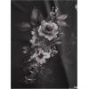 imageSOLY HUX Womens Floral Print Bodycon Cami Dress Cowl Neck Spaghetti Strap Summer Long DressesBlack Floral