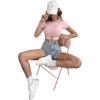 imageSOLY HUX Womens Summer Crop Top Short Sleeve T Shirt Cute TeeLight Pink