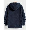 imageSOLY HUX Hoodies for Men Graphic Fuzzy Sherpa Pullover Hoodie Long Sleeve Winter Fleece Hooded SweatshirtDark Blue