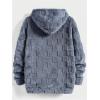 imageSOLY HUX Hoodies for Men Graphic Fuzzy Sherpa Pullover Hoodie Long Sleeve Winter Fleece Hooded SweatshirtGrey Blue