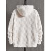 imageSOLY HUX Hoodies for Men Graphic Fuzzy Sherpa Pullover Hoodie Long Sleeve Winter Fleece Hooded SweatshirtLight Beige