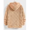 imageSOLY HUX Hoodies for Men Graphic Fuzzy Sherpa Pullover Hoodie Long Sleeve Winter Fleece Hooded SweatshirtPlain Khaki