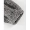 imageSOLY HUX Mens Fall Winter Fuzzy Bear Ear Hoodies Hooded Fleece Pullover Sweatshirt with PocketPure Grey