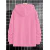 imageSOLY HUX Mens Floral Graphic Hoodies Drawstring Sweatshirt Long Sleeve Casual Pullover TopsPink Floral